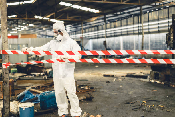 Professional Drug Lab Cleanup technician working in Freeport, PA